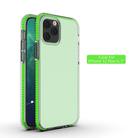 For iPhone 12 / 12 Pro TPU Double-color Shockproof Protective Case(Fresh Green) - 2