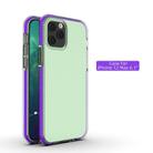 For iPhone 12 / 12 Pro TPU Double-color Shockproof Protective Case(Purple) - 2