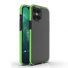 For iPhone 12 Pro Max TPU Double-color Shockproof Protective Case(Fresh Green) - 1