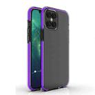 For iPhone 12 Pro Max TPU Double-color Shockproof Protective Case(Purple) - 1