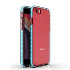 For iPhone SE 2022 / SE 2020 TPU Double-color Shockproof Protective Case(Sky Blue) - 1
