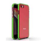 For iPhone SE 2022 / SE 2020 TPU Double-color Shockproof Protective Case(Fresh Green) - 1