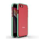 For iPhone SE 2022 / SE 2020 TPU Double-color Shockproof Protective Case(Mint Green) - 1