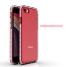 For iPhone SE 2022 / SE 2020 TPU Double-color Shockproof Protective Case(Pink) - 1
