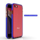 For iPhone SE 2022 / SE 2020 TPU Double-color Shockproof Protective Case(Blue) - 2