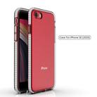 For iPhone SE 2022 / SE 2020 TPU Double-color Shockproof Protective Case(White) - 2