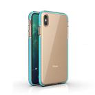 For iPhone XS Max TPU Double-color Shockproof Protective Case(Sky Blue) - 1