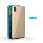 For iPhone XS Max TPU Double-color Shockproof Protective Case(Sky Blue) - 2