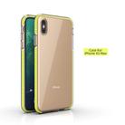 For iPhone XS Max TPU Double-color Shockproof Protective Case(Yellow) - 2