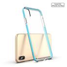 For iPhone XS Max TPU Double-color Shockproof Protective Case(Mint Green) - 3