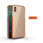 For iPhone XS Max TPU Double-color Shockproof Protective Case(Orange) - 2