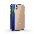 For iPhone XS Max TPU Double-color Shockproof Protective Case(Blue) - 1