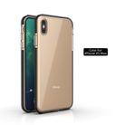 For iPhone XS Max TPU Double-color Shockproof Protective Case(Black) - 2