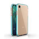 For iPhone XR TPU Double-color Shockproof Protective Case(Sky Blue) - 1