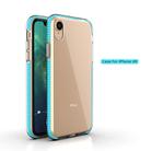 For iPhone XR TPU Double-color Shockproof Protective Case(Sky Blue) - 2