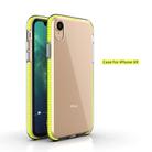 For iPhone XR TPU Double-color Shockproof Protective Case(Yellow) - 1