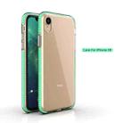 For iPhone XR TPU Double-color Shockproof Protective Case(Mint Green) - 1