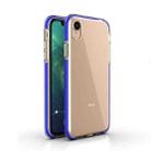 For iPhone XR TPU Double-color Shockproof Protective Case(Blue) - 1