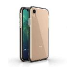 For iPhone XR TPU Double-color Shockproof Protective Case(Black) - 1