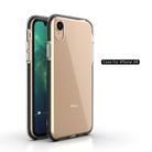 For iPhone XR TPU Double-color Shockproof Protective Case(Black) - 1