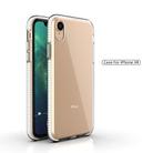 For iPhone XR TPU Double-color Shockproof Protective Case(White) - 2