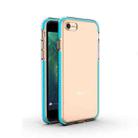 For iPhone 8 & 7 TPU Double-color Shockproof Protective Case(Sky Blue) - 1