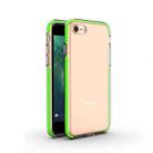 For iPhone 8 & 7 TPU Double-color Shockproof Protective Case(Fresh Green) - 1