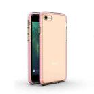 For iPhone 8 & 7 TPU Double-color Shockproof Protective Case(Pink) - 1