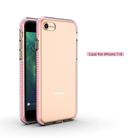 For iPhone 8 & 7 TPU Double-color Shockproof Protective Case(Pink) - 1