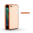 For iPhone 8 & 7 TPU Double-color Shockproof Protective Case(Orange) - 2