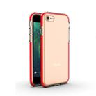For iPhone 8 & 7 TPU Double-color Shockproof Protective Case(Red) - 1