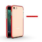 For iPhone 8 & 7 TPU Double-color Shockproof Protective Case(Red) - 2