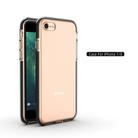For iPhone 8 & 7 TPU Double-color Shockproof Protective Case(Black) - 1