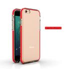 For iPhone 6 TPU Double-color Shockproof Protective Case(Red) - 2
