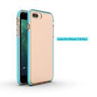 For iPhone 8 Plus & 7 Plus TPU Double-color Shockproof Protective Case(Sky Blue) - 1