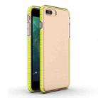 For iPhone 8 Plus & 7 Plus TPU Double-color Shockproof Protective Case(Yellow) - 1