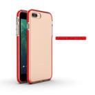 For iPhone 8 Plus & 7 Plus TPU Double-color Shockproof Protective Case(Red) - 2