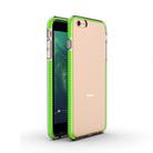 For iPhone 6 Plus TPU Double-color Shockproof Protective Case(Fresh Green) - 1