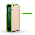 For iPhone 6 Plus TPU Double-color Shockproof Protective Case(Fresh Green) - 2