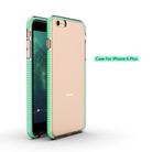 For iPhone 6 Plus TPU Double-color Shockproof Protective Case(Mint Green) - 2