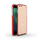 For iPhone 6 Plus TPU Double-color Shockproof Protective Case(Red) - 1