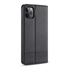 For iPhone 12 / 12 Pro AZNS Magnetic Calf Texture Horizontal Flip Leather Case with Card Slots & Holder & Wallet(Black) - 3