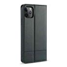 For iPhone 12 mini AZNS Magnetic Calf Texture Horizontal Flip Leather Case with Card Slots & Holder & Wallet(Dark Green) - 3