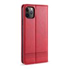 For iPhone 12 mini AZNS Magnetic Calf Texture Horizontal Flip Leather Case with Card Slots & Holder & Wallet(Red) - 3
