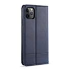 For iPhone 11 Pro Max AZNS Magnetic Calf Texture Horizontal Flip Leather Case with Card Slots & Holder & Wallet(Dark Blue) - 3