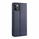For iPhone 11 Pro AZNS Magnetic Calf Texture Horizontal Flip Leather Case with Card Slots & Holder & Wallet(Dark Blue) - 3