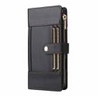 For Samsung Galaxy S22 5G Crossbody Strap RFID Blocking Zipper Wallet Leather Phone Case(Black) - 2