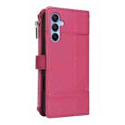 For Samsung Galaxy A16 / 26 Crossbody Strap RFID Blocking Zipper Wallet Leather Phone Case(Red) - 3