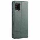 For Samsung Galaxy A31 AZNS Magnetic Calf Texture Horizontal Flip Leather Case with Card Slots & Holder & Wallet(Dark Green) - 3