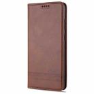 For Samsung Galaxy Note 10 Lite AZNS Magnetic Calf Texture Horizontal Flip Leather Case with Card Slots & Holder & Wallet(Dark Brown) - 2